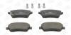 Колодки тормозные дисковые передние Nissan Micra (IV,V), Note (12-16)/ Suzuki Sw CHAMPION 573255CH (фото 2)