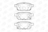 Колодки тормозные дисковые задние Suzuki SX4 (13-), Vitara (15-) CHAM CHAMPION 573384CH (фото 1)