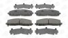 Колодки тормозные дисковые передние Dodge Journey (10-) CHAMPION 573411CH (фото 2)