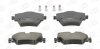 Колодки тормозные дисковые передние BMW 1 (F40), 3 (G20,G80), 5 (G30,F90), X3 (G CHAMPION 573612CH (фото 2)