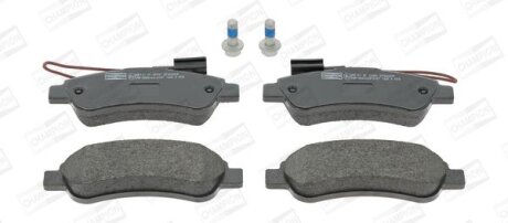 Колодки тормозные дисковые задние Citroen Jumper II/ Fiat Ducato (06-) (CHAMPION 573632CH
