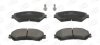 Колодки тормозные дисковые передние Renault Espace V, Megane IV, Scenic IV (5736 CHAMPION 573673CH (фото 2)