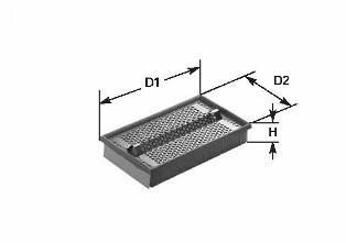 Фільтр повітряний W124/201 OM602 CLEAN FILTERS MA644