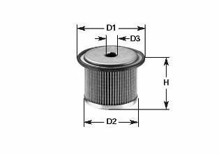 Фильтр топливный Xantia/XM/Xsara 89-/406/605 2.1 TD CLEAN FILTERS MG096