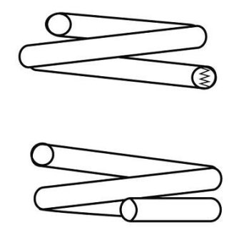 Пружина подвески передняя (кратно 2) Mazda 3 BK (04-09) (14.872.044) CS Germany 14872044