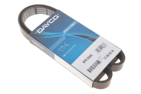 Ремень генератора поликлиновый DAYCO 6PK1004K