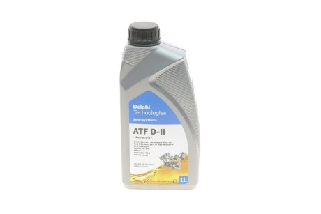 Масло трансмиссионное ATF Dexron II 1L Delphi 28236333