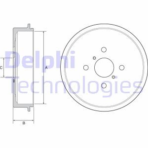 Тормозной барабан Delphi BF552