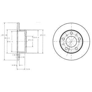 Гальмівний диск Delphi BG2253