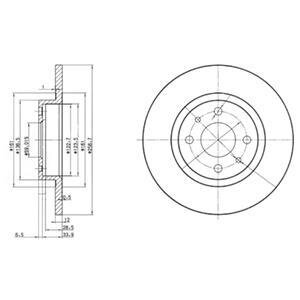 Гальмівний диск Delphi BG2411