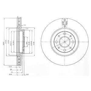 Гальмівний диск Delphi BG3699