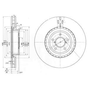 Гальмівний диск Delphi BG3818