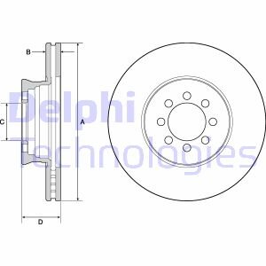 Гальмівний диск Delphi BG4679C