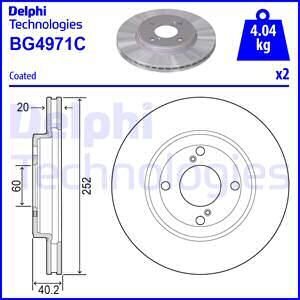 Гальмівний диск Delphi BG4971C