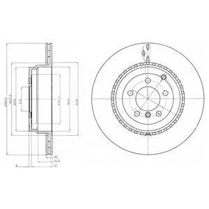 Диск гальмівний Delphi BG9080C
