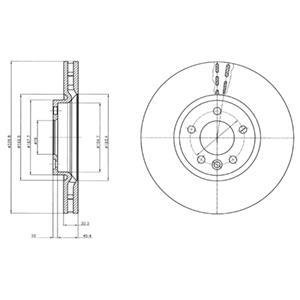 Тормозной диск Delphi BG9106