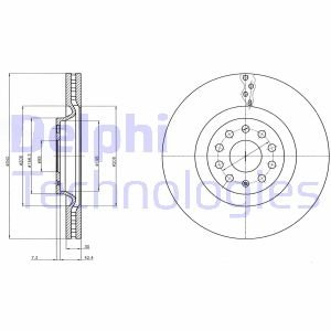 Гальмівний диск Delphi BG9109C