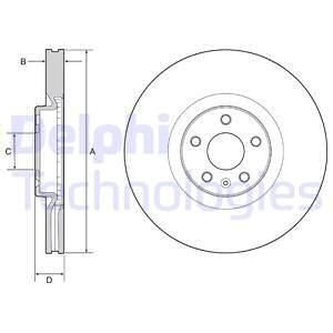 Тормозной диск Delphi BG9231C