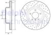 Тормозной диск Delphi BG9235C (фото 1)