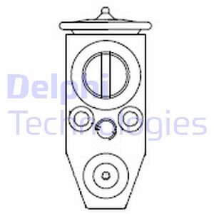 Розширювальний клапан кондиціонера Delphi CB1016V