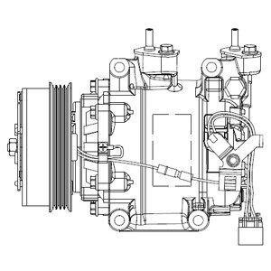 Компресор кондиціонера Delphi CS20515