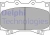 Тормозные колодки дисковые LEXUS/TOYOTA LX 470/Landcruiser "F "98-08 Delphi LP1308 (фото 1)