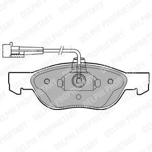 Комплект гальмівних колодок Delphi LP1413
