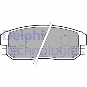 Комплект гальмівних колодок Delphi LP1829