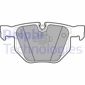 Тормозные колодки дисковые BMW 5(E60)/6(E63) "R "02>> Delphi LP1927