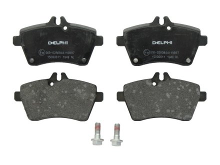 Тормозные колодки дисковые MERCEDES 169/245 A/B 'F'04-12 Delphi LP1948