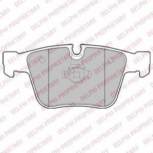 Тормозные колодки дисковые MERCEDES S(W220)/CL(C216) "R "01>> Delphi LP2115