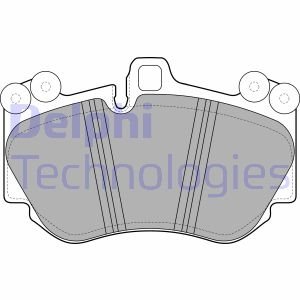 A_ГАЛЬМІВНІ КОЛОДКИ ДИСКОВІ PORSCHE Caenne "F "03-07 Delphi LP2116