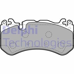 Тормозные колодки дисковые MERCEDES 204/219/230 AMG "F "08>> Delphi LP2149