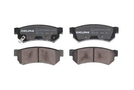 Комплект гальмівних колодок Delphi LP3305