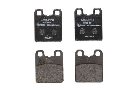 Комплект гальмівних колодок Delphi LP3382