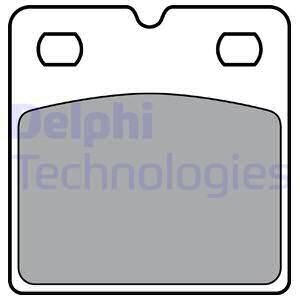 Комплект гальмівних колодок Delphi LP3405