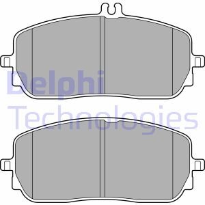 Тормозные колодки, дисковые Delphi LP3437