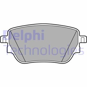 Комплект гальмівних колодок Delphi LP3438