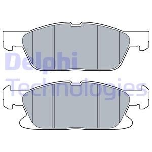 Тормозные колодки, дисковые Delphi LP3536