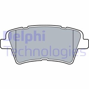 Комплект гальмівних колодок Delphi LP3537