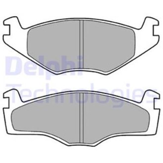 Гальмівні колодки дискові SEAT/VW Cordoba/Ibiza/Golf/Jetta/Passat "F "83-02 Delphi LP420