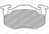 Тормозные колодки дисковые CITROEN/PEUGEOT/RENAULT Xsara/106/206/306/Megane/Clio \'\'F \'\'83-07 Delphi LP699 (фото 1)