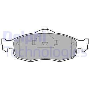 Тормозные колодки дисковые FORD Cougar/Granada/Mondeo "93>> Delphi LP782