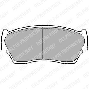 Гальмівні колодки, дискові Delphi LP783