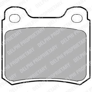 Тормозные колодки дисковые MERCEDES 190(W201)/C(W202)/E(W124) "R "84-00 Delphi LP915