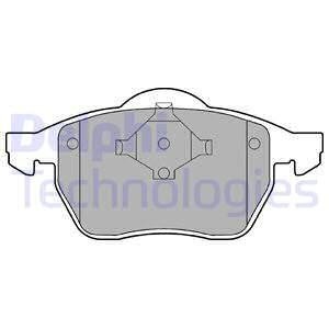 Тормозные колодки дисковые AUDI/SEAT/SKODA/VW A3/TT/Leon/Octavia/Bora/Golf/Jetta "94-05 Delphi LP978