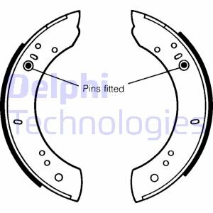Гальмівна колодка Delphi LS1072