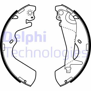 Тормозные колодки, барабанні Delphi LS1934