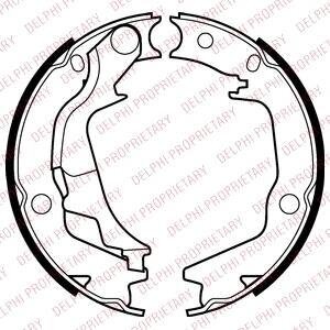 Гальмівна колодка Delphi LS2042