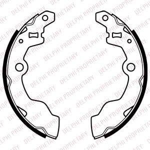 Гальмівна колодка Delphi LS2069